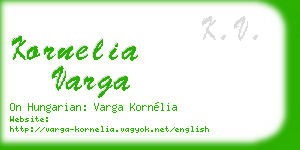 kornelia varga business card